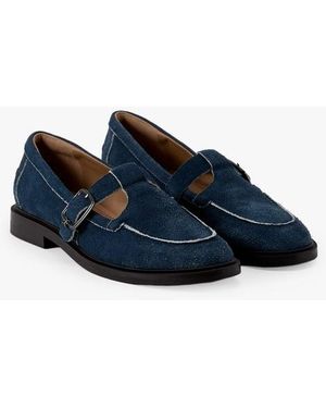 Sam Edelman Mocassins En Cuir - Bleu