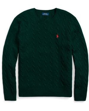 Polo Ralph Lauren Pull en laine et cachemire - Vert