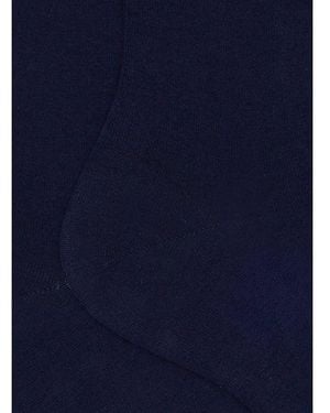 Doré Doré Chaussettes Mi-Hautes En Coton - Bleu