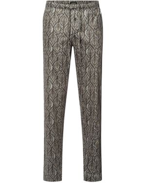 Hanro Pantalon de pyjama à motif - Gris