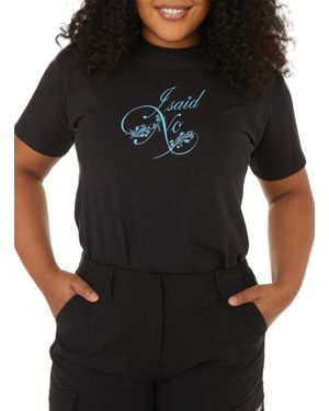 ESTER MANAS T-shirt imprimé en coton - Noir