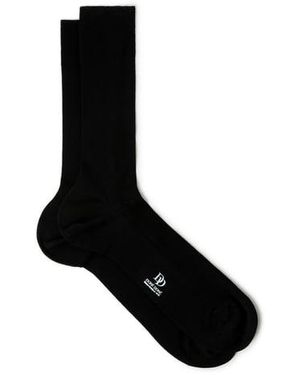 Doré Doré Chausettes Unies - Noir