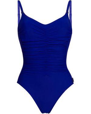 Shan Maillot de bain une pièce uni - Bleu