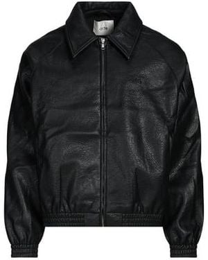 Arte' Blouson Ample À Col Classique - Noir