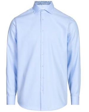 Seidensticker Chemise Regular En Coton - Bleu
