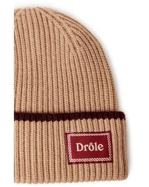 Drole de Monsieur Bonnet Côtelé En Laine Mérinos - Neutre