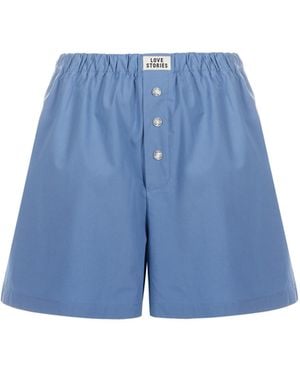 Love Stories Short de pyjama - Bleu