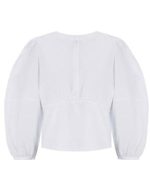 CAES Top À Manches Ballon - Blanc