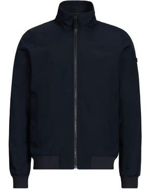 Didriksons Veste Ajustée À Col Montant - Bleu