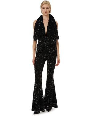 Quinn Combinaison à sequins - Noir