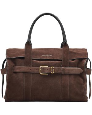 Marc Jacobs Sac cabas The suede Dakota Tote - Marron