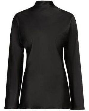 RÓHE Frames Chemise En Satin - Noir