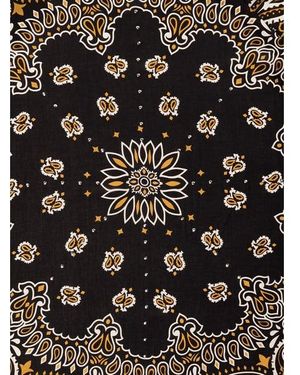 Wild Foulard À Imprimé - Noir