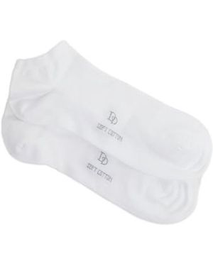 Doré Doré Chaussettes En Coton - Blanc