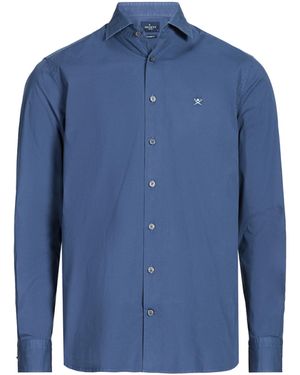 Hackett Chemise en coton - Bleu