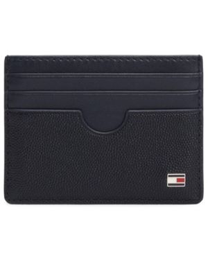 Tommy Hilfiger Porte-cartes en cuir - Bleu