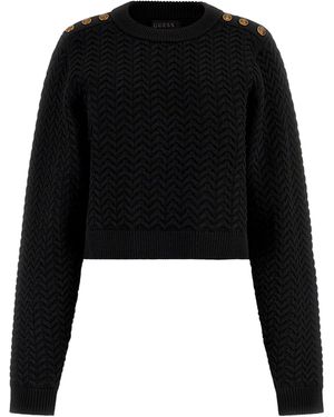 Guess Pull en maille - Noir