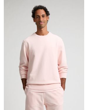 Eden Park Sweat droit en coton - Rose