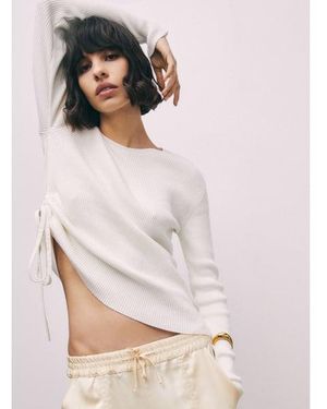 SAISON 1865 Pull Ves En Maille De Coton Et Cachemire - Multicolore