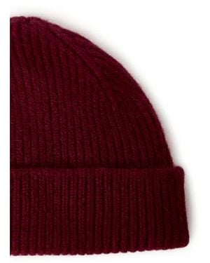 MACKIE Beanie En Laine Et Angora - Rouge