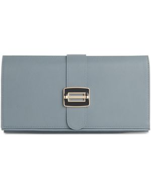La Réserve Pochette en cuir - Gris