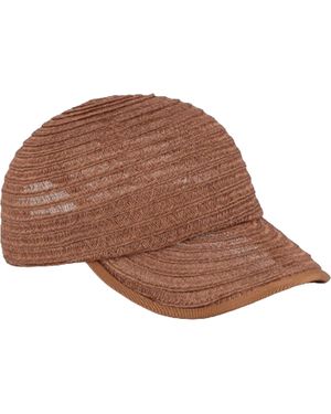 D'Estree Casquette Raymond en paille - Marron