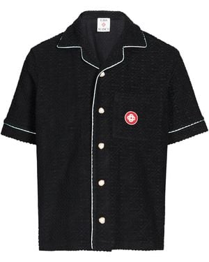 CASABLANCA Chemise à jacquard monogrammé - Noir