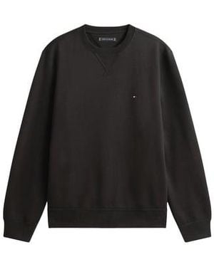 Tommy Hilfiger Sweatshirt En Coton Mélangé - Noir