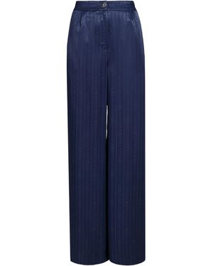 Guess Pantalon fluide Stella - Bleu