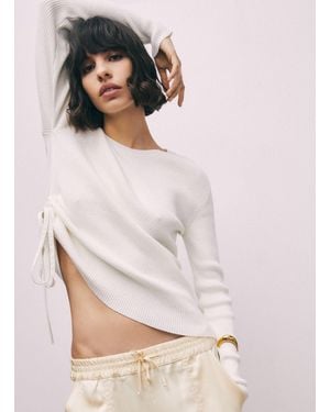 SAISON 1865 Pull Ves en maille de coton et cachemire - Multicolore