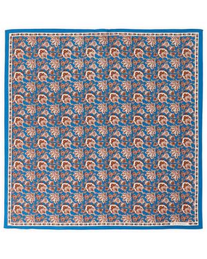 Moismont Foulard imprimé en coton - Bleu