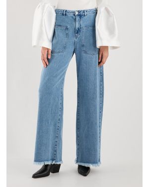 Marques'Almeida Jean droit - Bleu