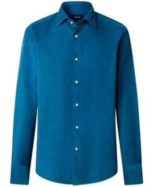Façonnable Chemise En Coton - Bleu