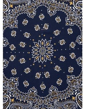 Wild Foulard Imprimé - Bleu