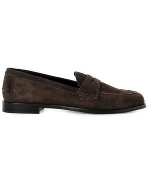 Aeyde Mocassins en cuir suédé Oscar - Noir