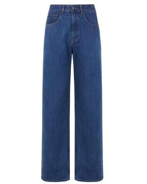 Être Cécile Jean mom en coton denim - Bleu