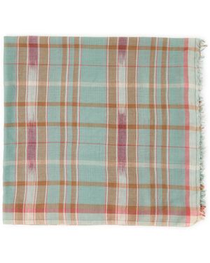 Moismont Foulard N768 à carreaux - Gris