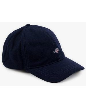 GANT Casquette En Laine Mélangée - Bleu