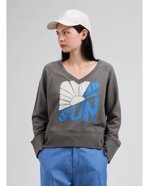 Leon & Harper Pull Shavi en coton - Bleu