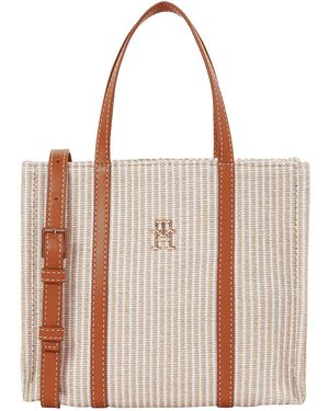 Tommy Hilfiger Sac cabas tressé - Rose