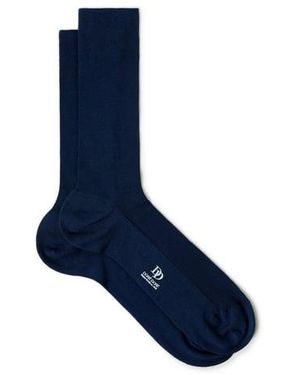 Doré Doré Chausettes Unies - Bleu