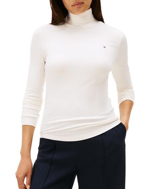 Tommy Hilfiger Pull col roulé - Blanc