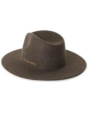 Van Palma Chapeau En Laine - Marron
