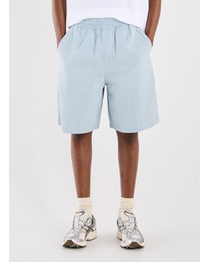 Carhartt Short rayé Toland - Bleu