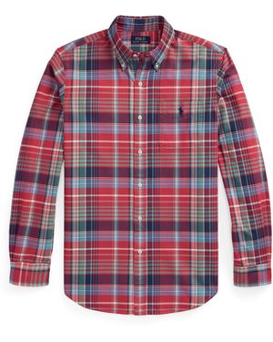 Polo Ralph Lauren Chemise à carreaux en coton - Rouge