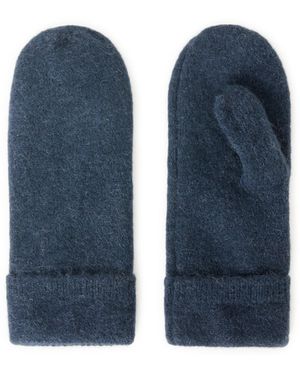 Samsøe & Samsøe Moufles en laine - Bleu
