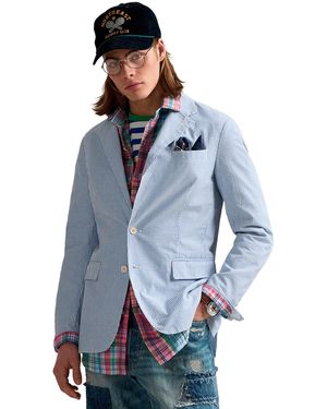 Polo Ralph Lauren Blazer rayé en coton - Bleu