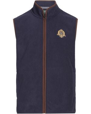 Hackett Gilet sans manches en molleton - Bleu