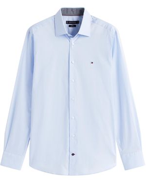 Tommy Hilfiger Chemise en coton - Bleu