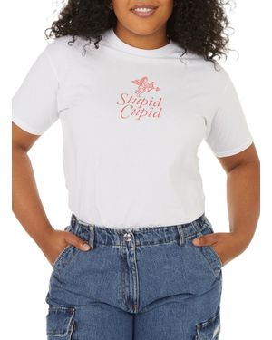 ESTER MANAS T-shirt imprimé en coton - Blanc